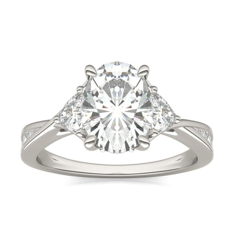 Eve Oval Three-Stone Ring