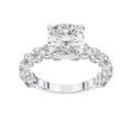 Eve Cushion Radiant Firecrest Engagement Ring