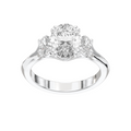 Eve Oval Three Stone Classic Engagement Ring