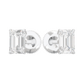 Eve Emerald Radiant Four-Prong Basket Stud