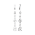 Aria Triple Tier Drop Earrings