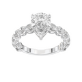 Eve Pear Radiant Firecrest Engagement Ring