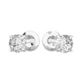 Eve Round Brilliant Four-Prong Basket Stud