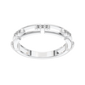Eve Rectangle Chain Stacking Ring