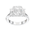 Eve Radiant Three Stone Classic Engagement Ring