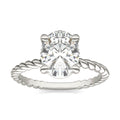 Eve Oval Classic Radiant Rope Solitaire