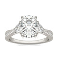 Eve Oval Three-Stone Ring