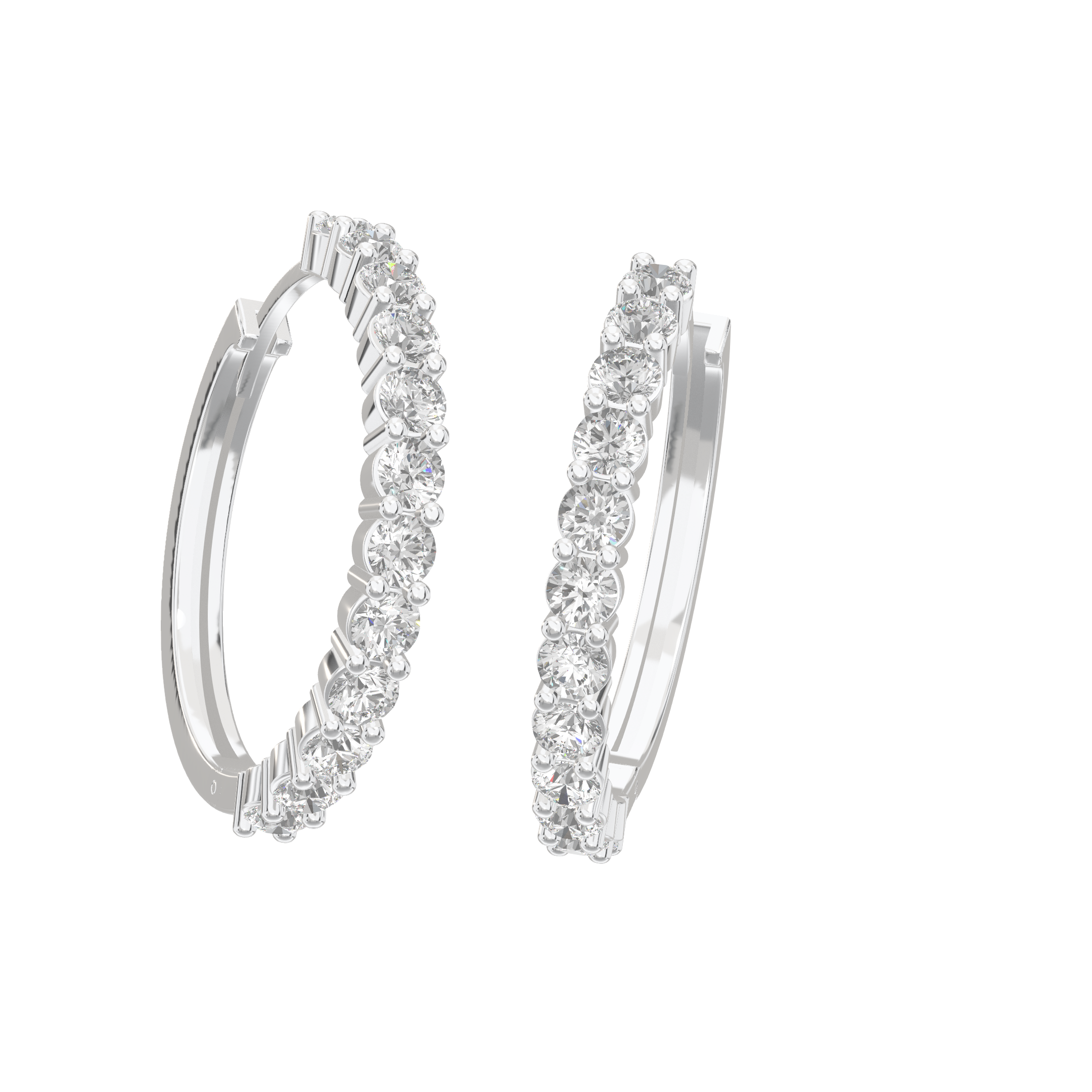 Eve Inside Out French Set Hoop Earrings