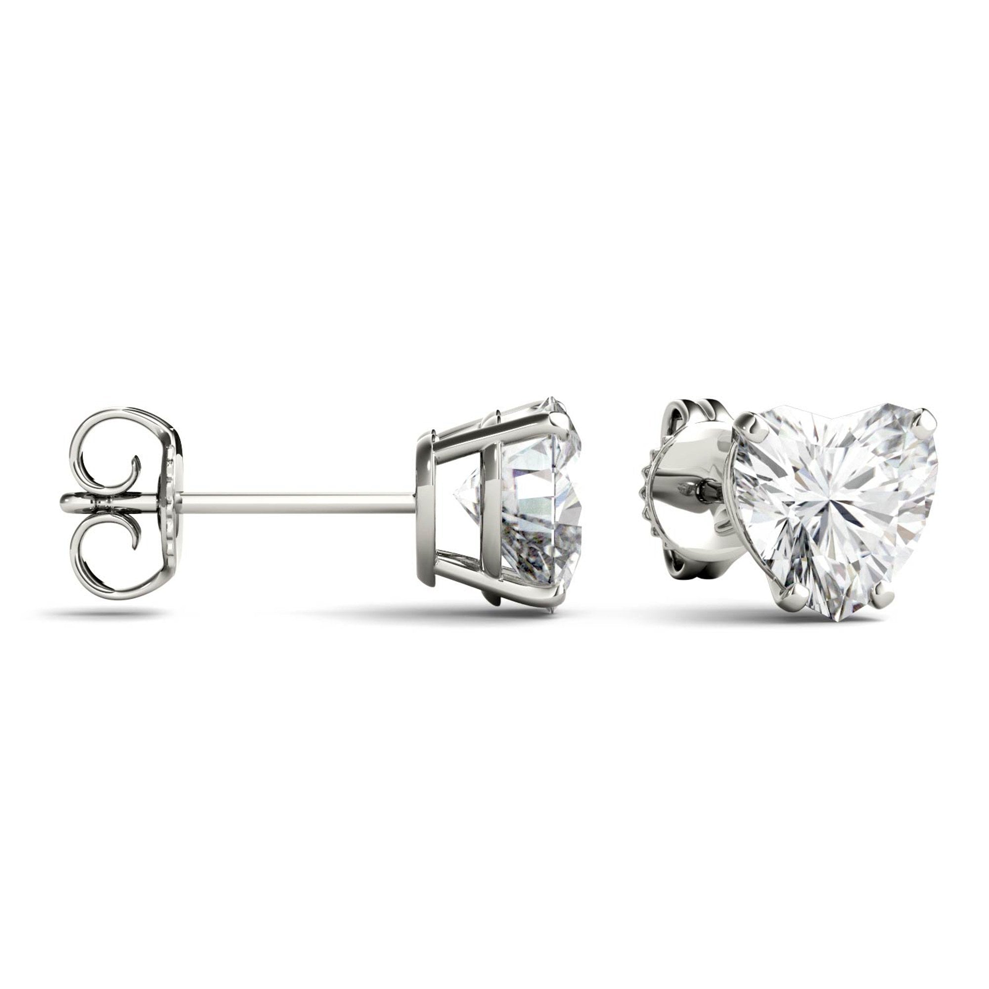 Eve Heart Radiance Stud Earrings