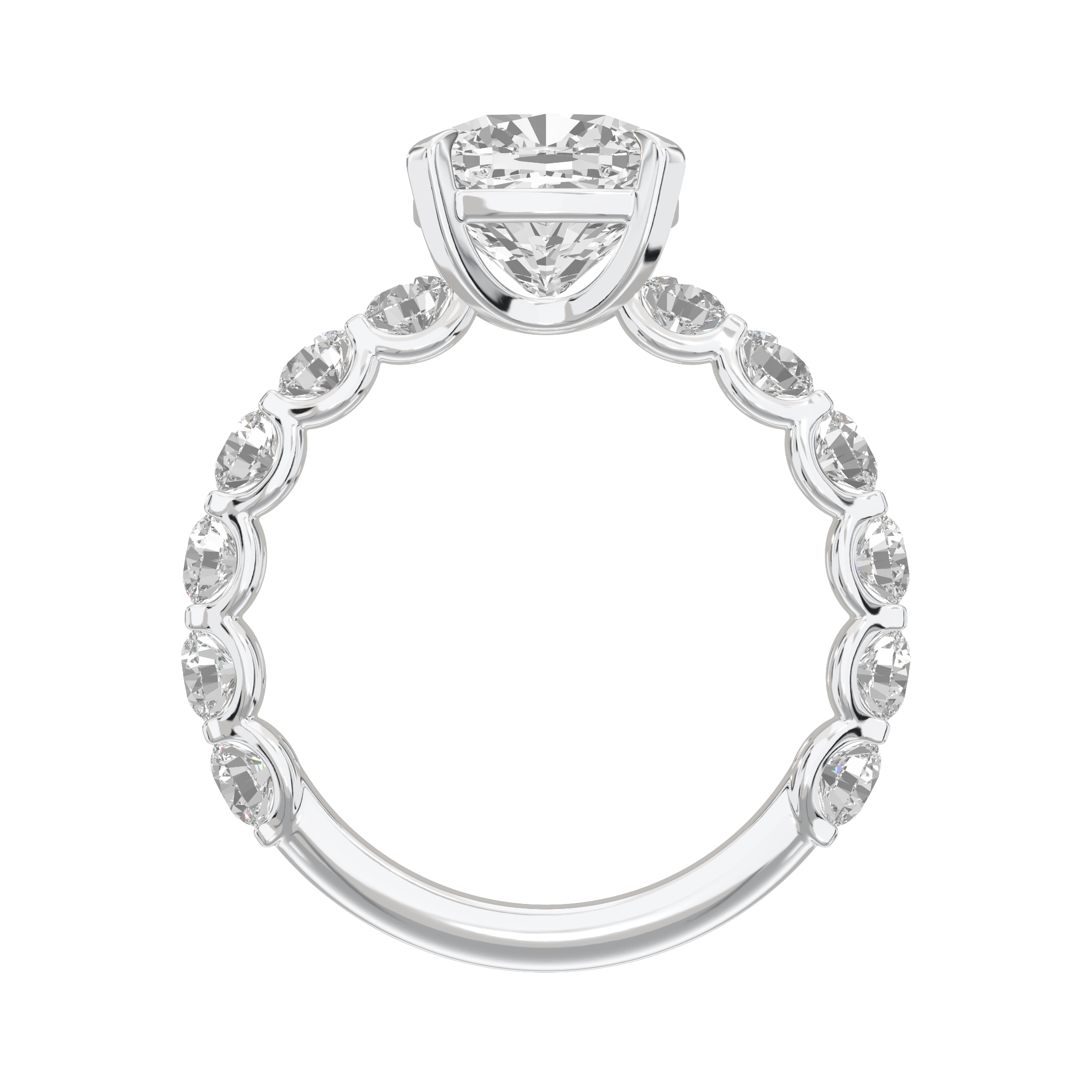 Eve Cushion Radiant Firecrest Engagement Ring