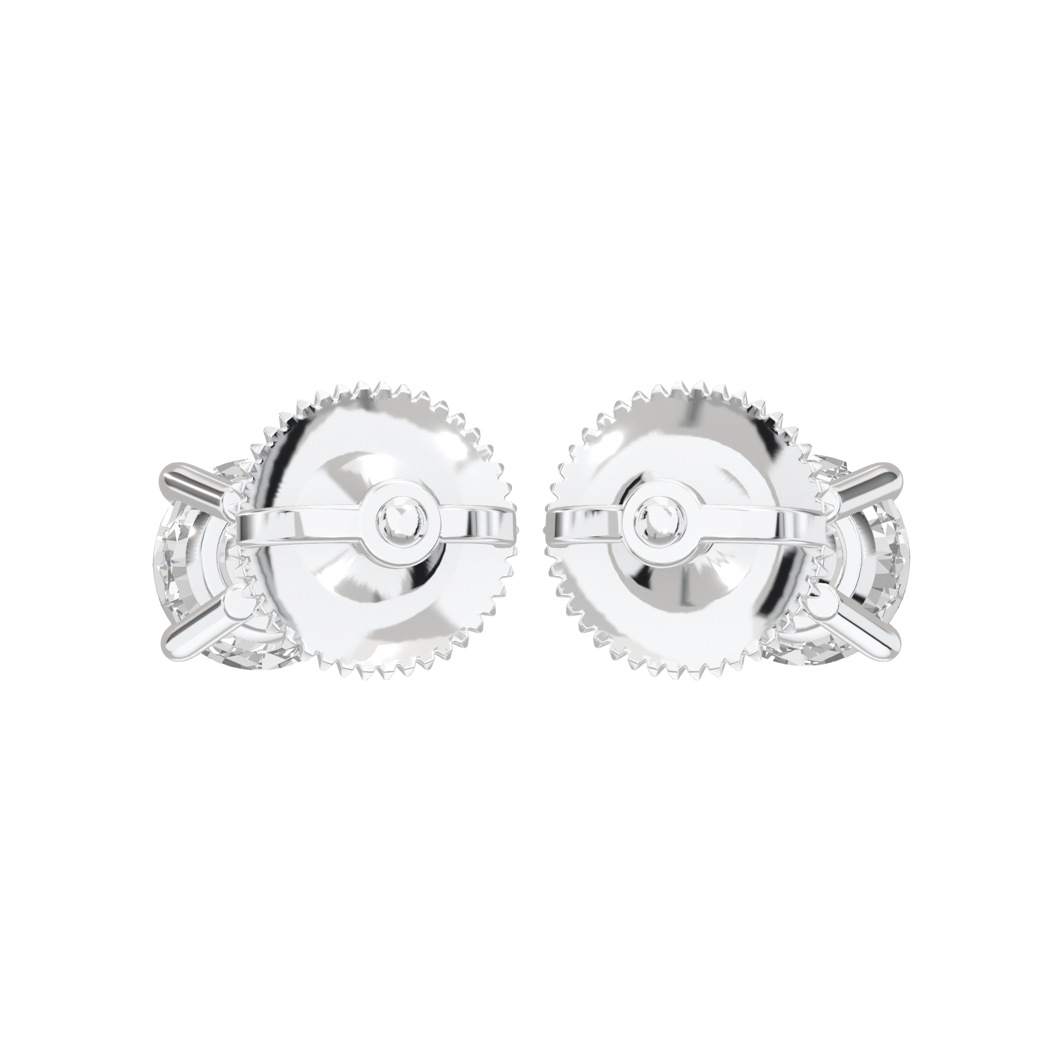 Eve Round Brilliant Four-Prong Basket Stud 0.5 ct