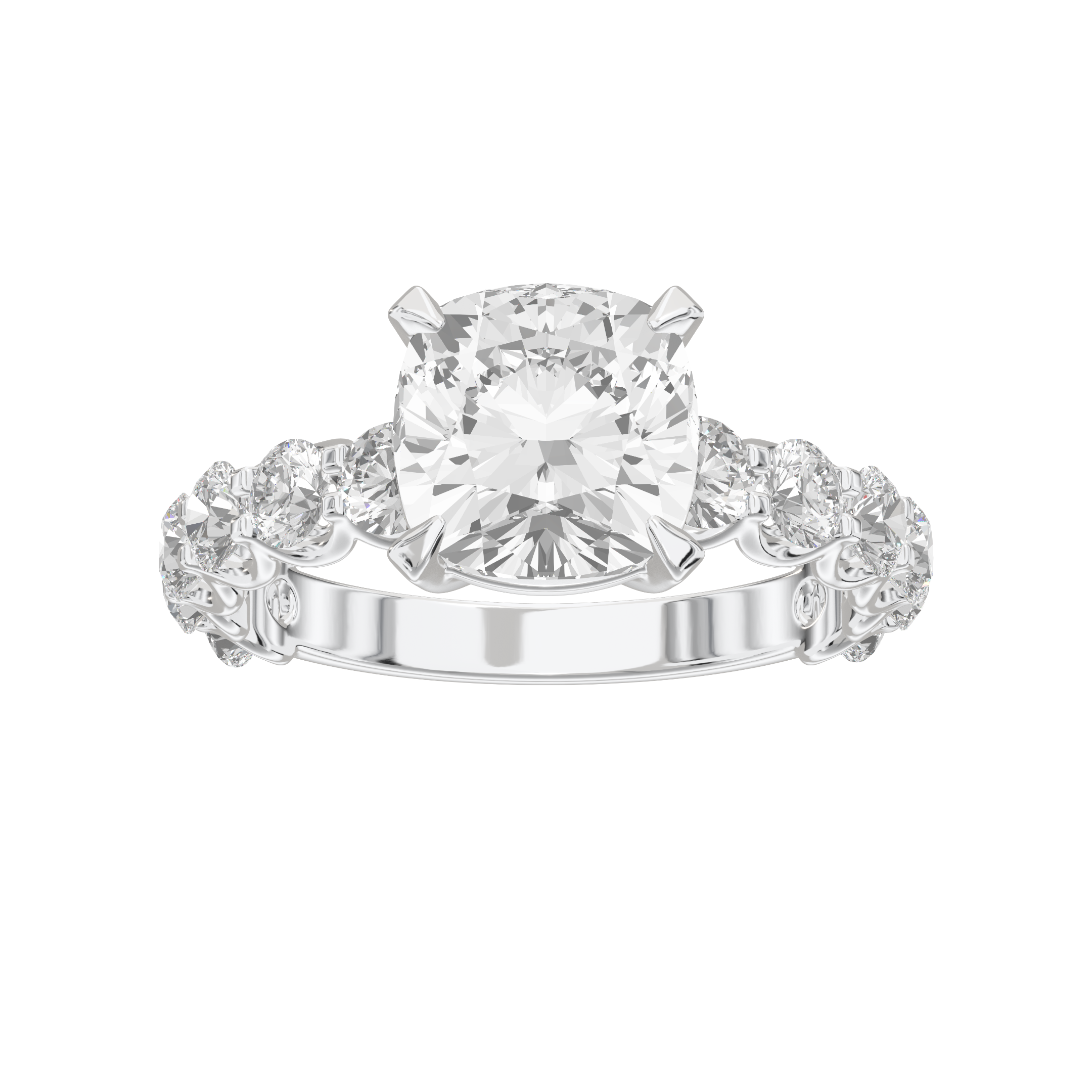 Eve Cushion Radiant Firecrest Engagement Ring