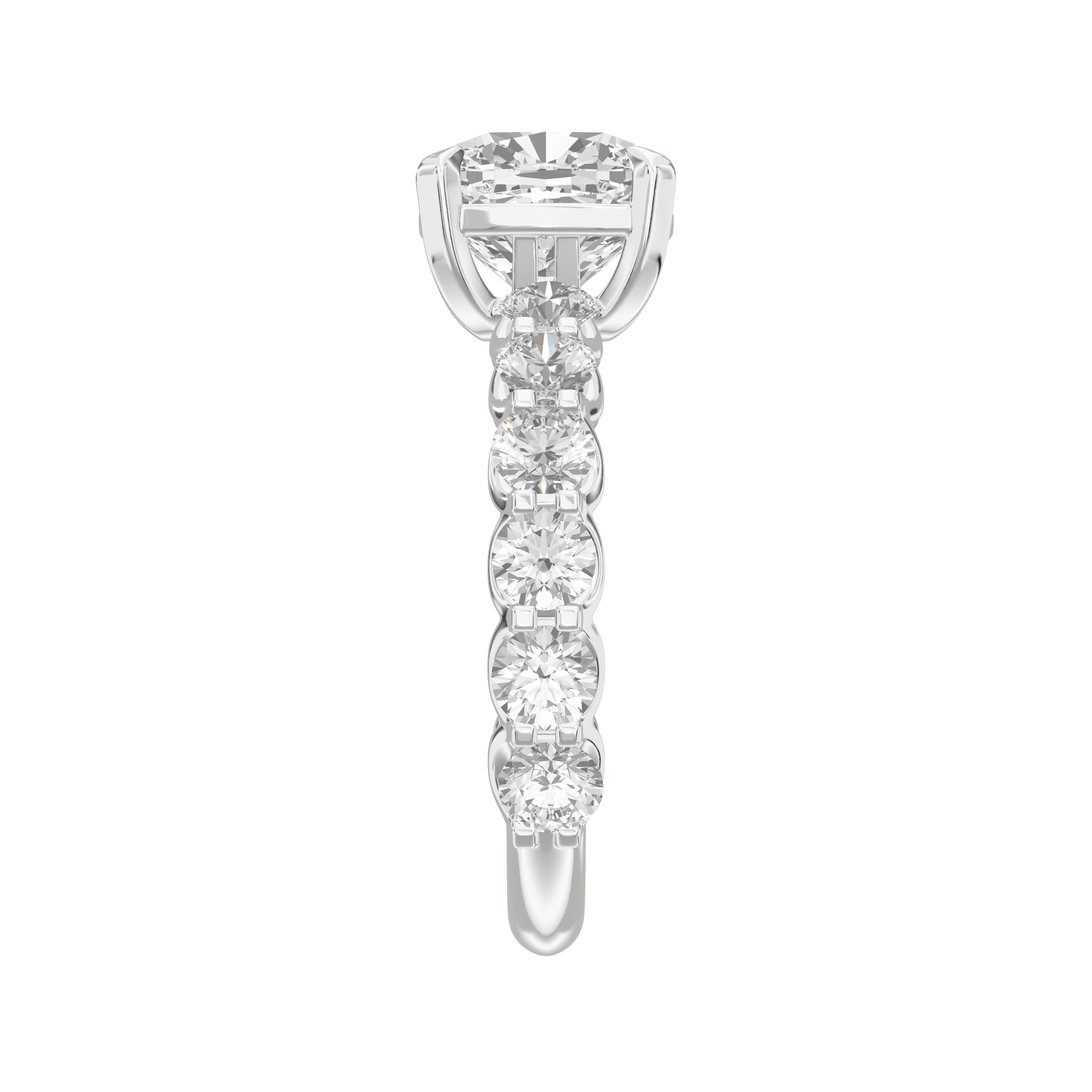 Eve Cushion Radiant Firecrest Engagement Ring