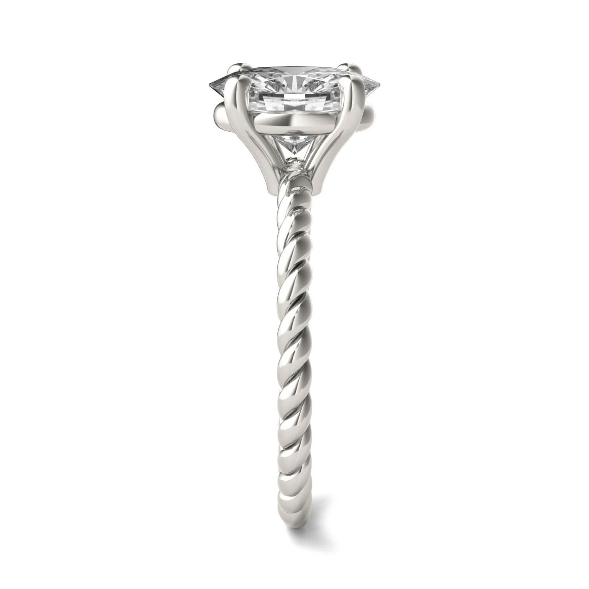 Eve Oval Classic Radiant Rope Solitaire