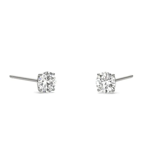 Round Radiant Signature Stylish Stud