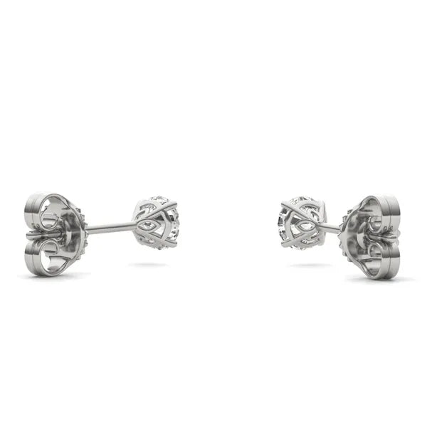 Round Radiant Signature Stylish Stud