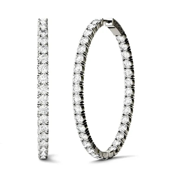 Signature Ellipse Hoop Earrings