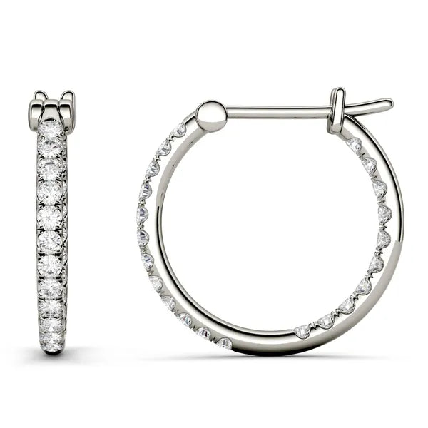 Signature Inside Out French Set Hoop Earrings