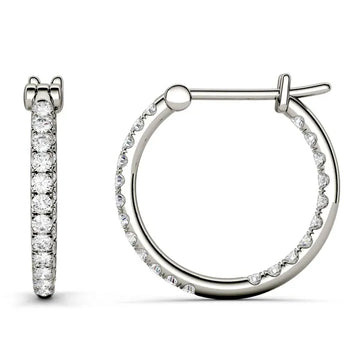 Signature Inside Out French Set Hoop Earrings