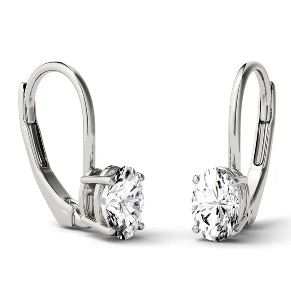 Oval Signature Zion Drop Earrings