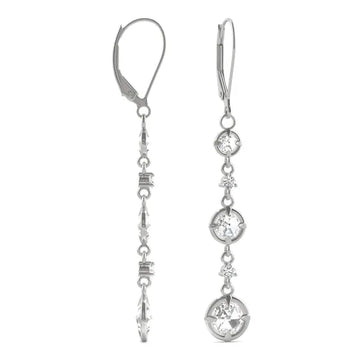 Triple Tier Signature Drop Earrings