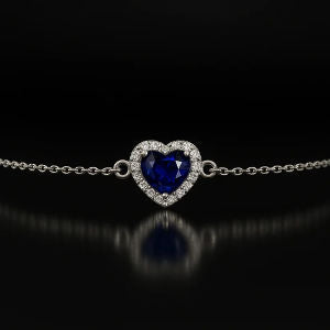 Blue Ember Rakhi Bracelet in 925 Silver