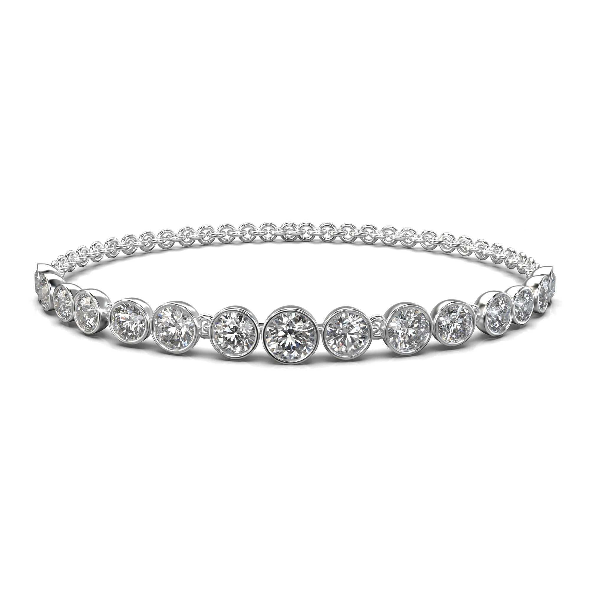 Eve Graduated Bezel Bangle