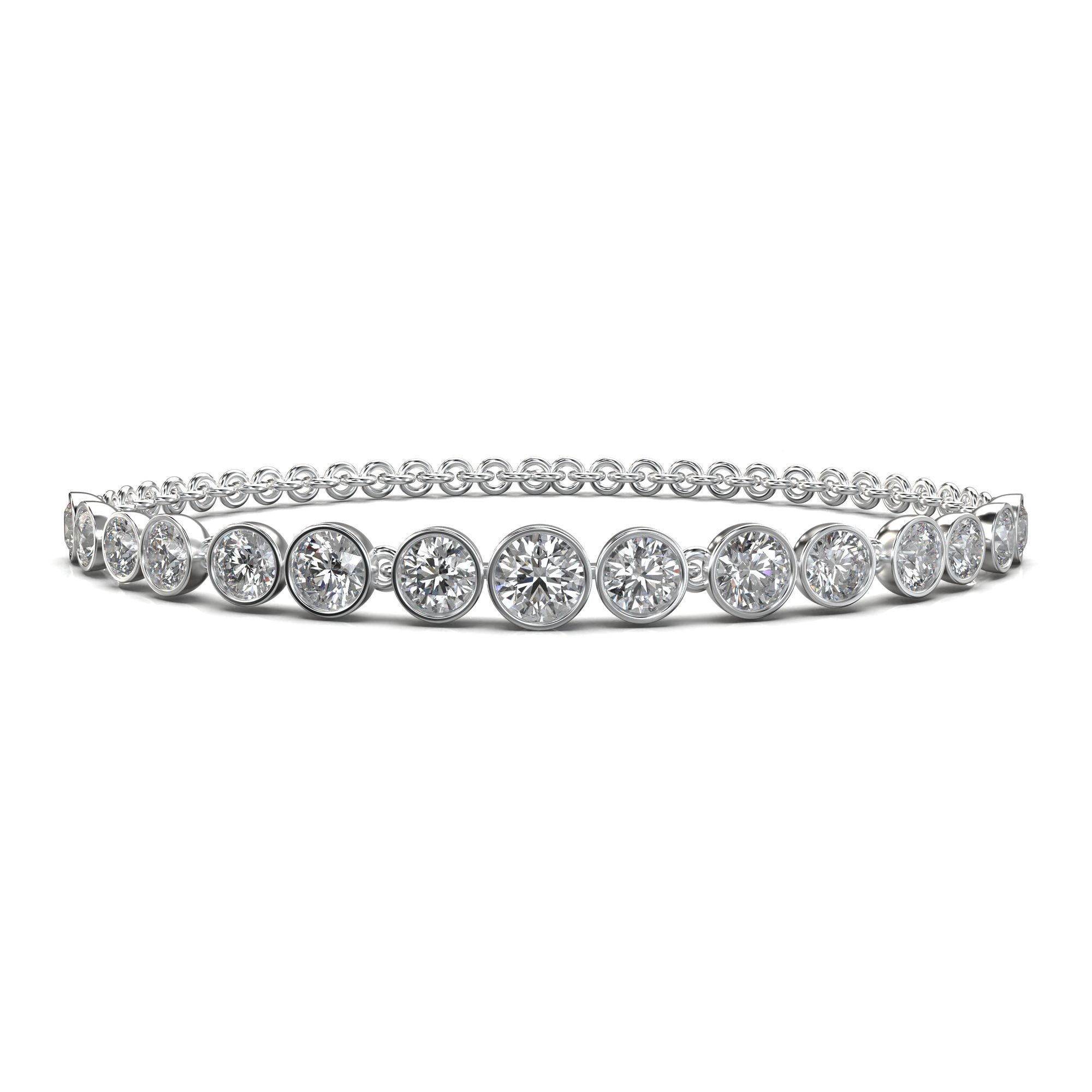 Eve Graduated Bezel Bangle