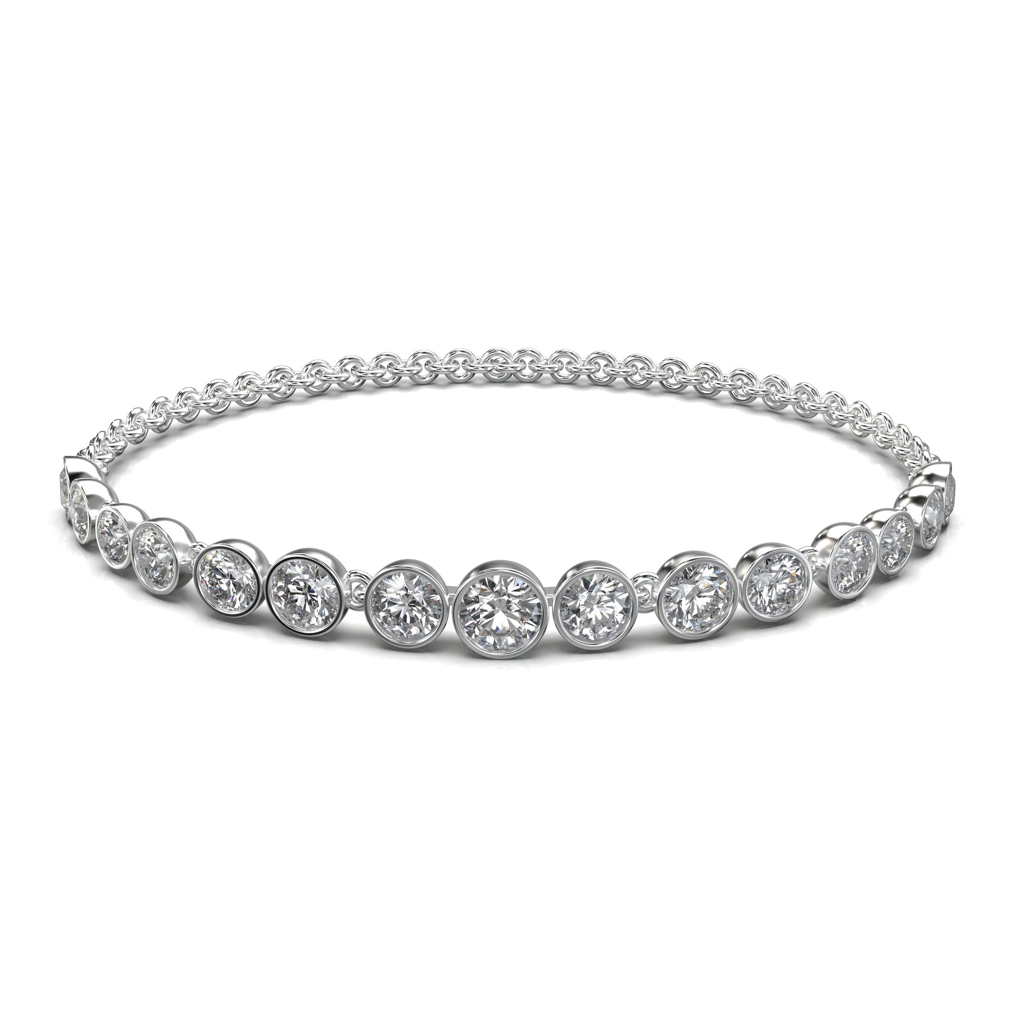 Eve Graduated Bezel Bangle