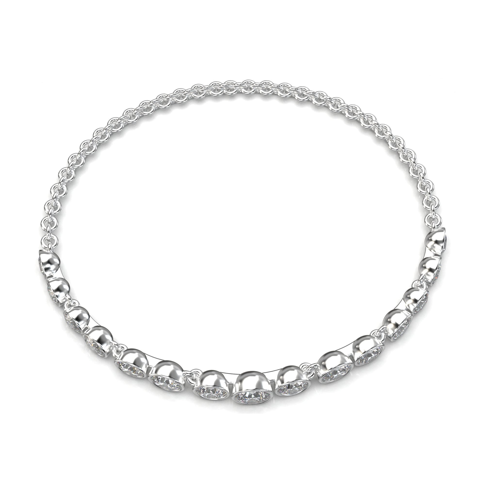 Eve Graduated Bezel Bangle