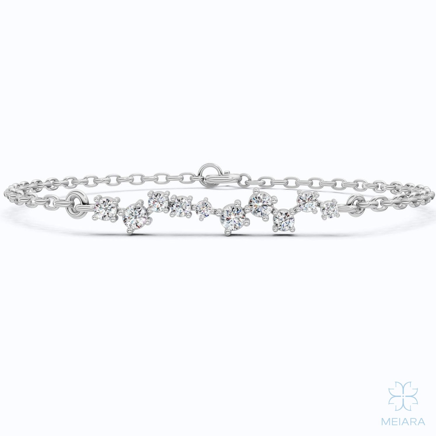 Eve Dainty Round Cut Bracelet