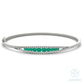 Eve Emerald Border Bangle