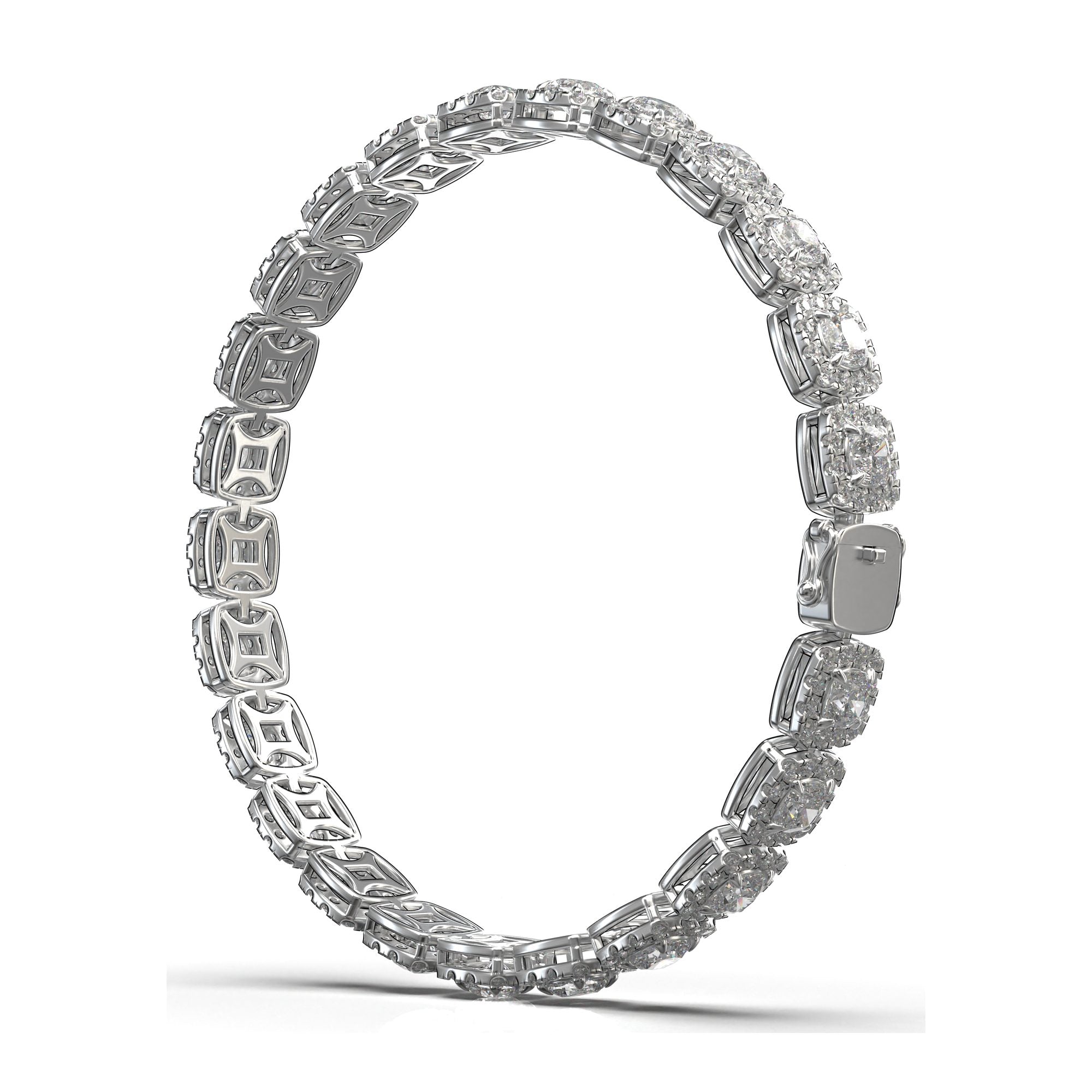Nova Cushion Bezel Tennis Bracelet