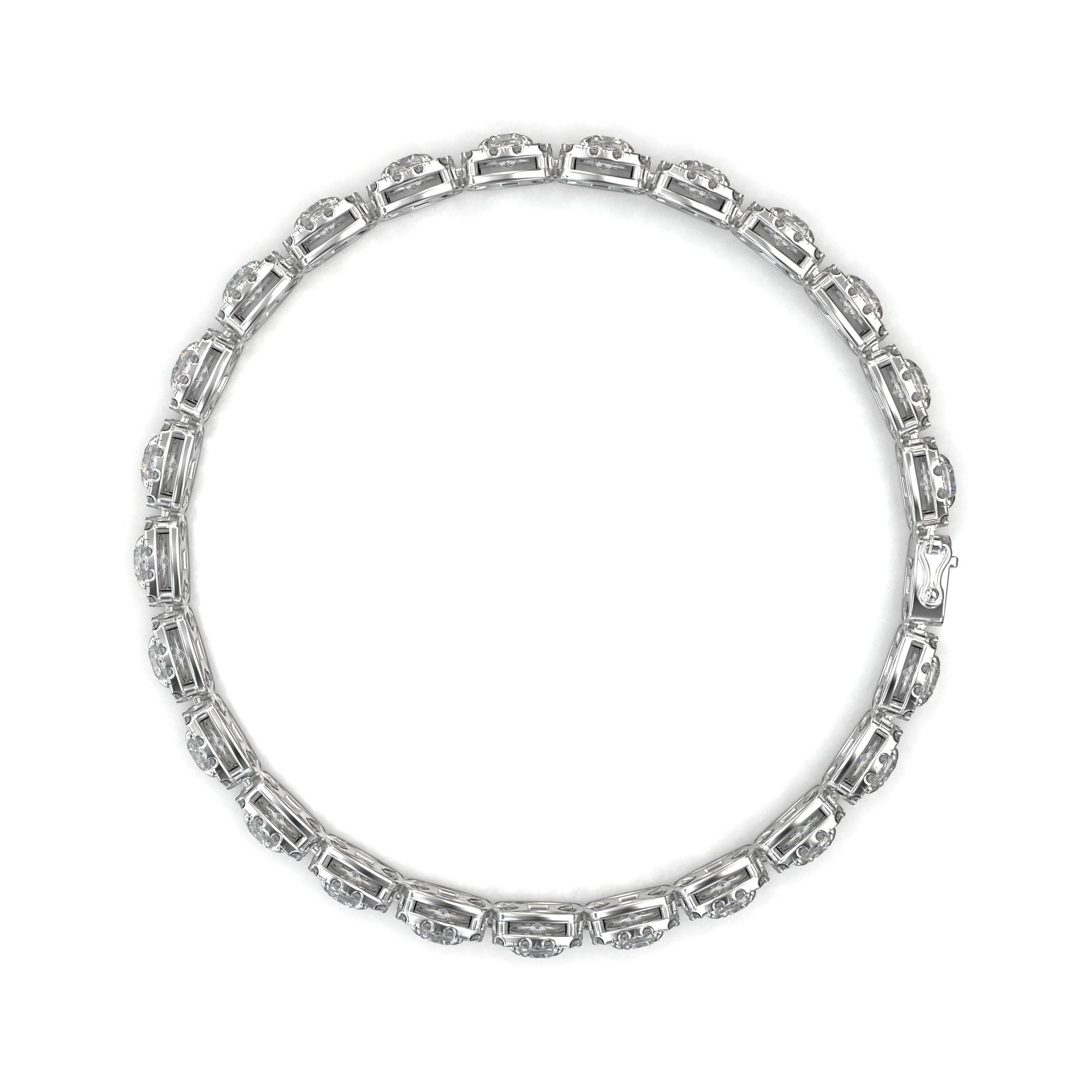 Nova Cushion Bezel Tennis Bracelet