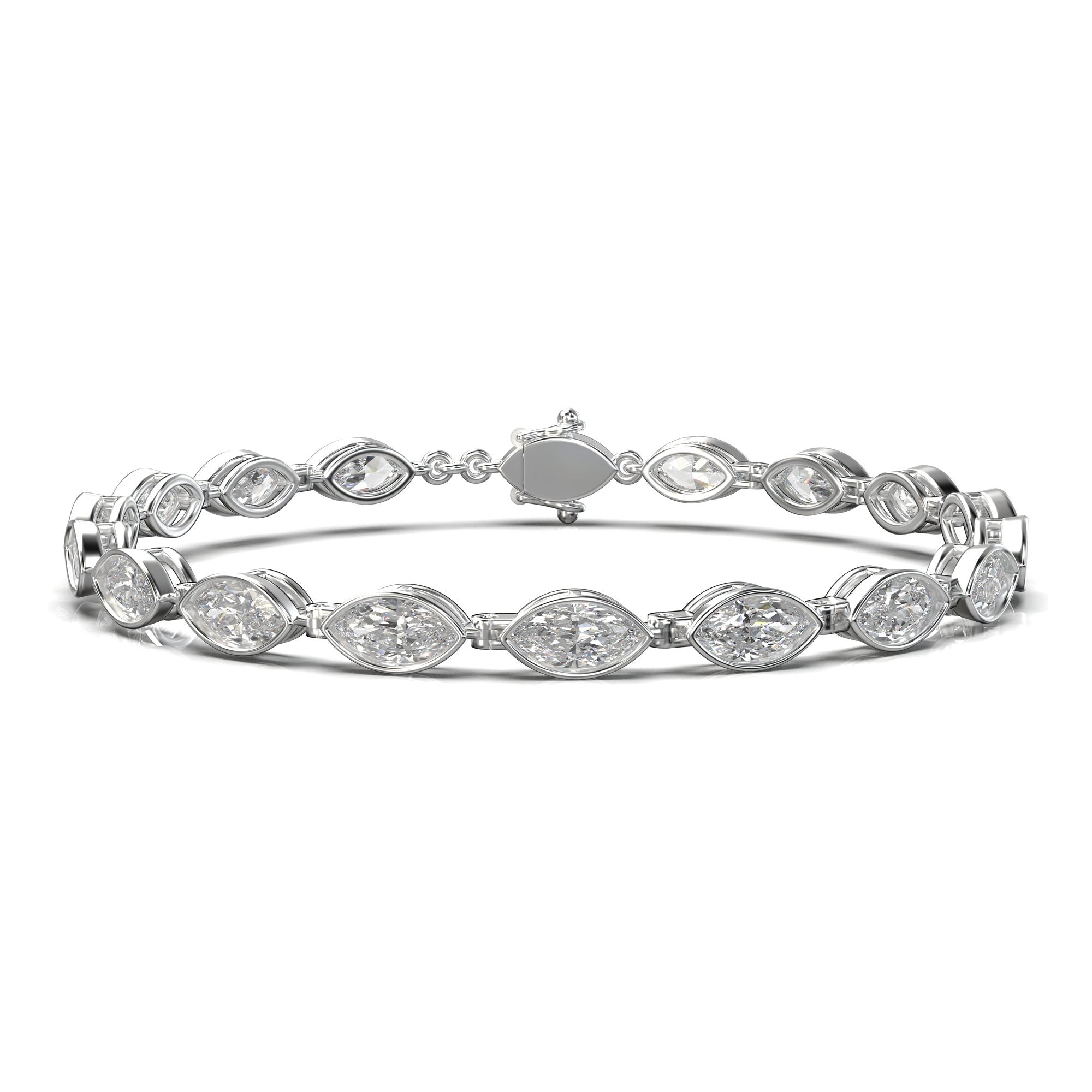 Rhea Marquise Bezel Bracelet