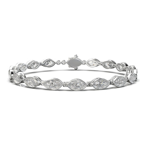 Rhea Marquise Bezel Bracelet