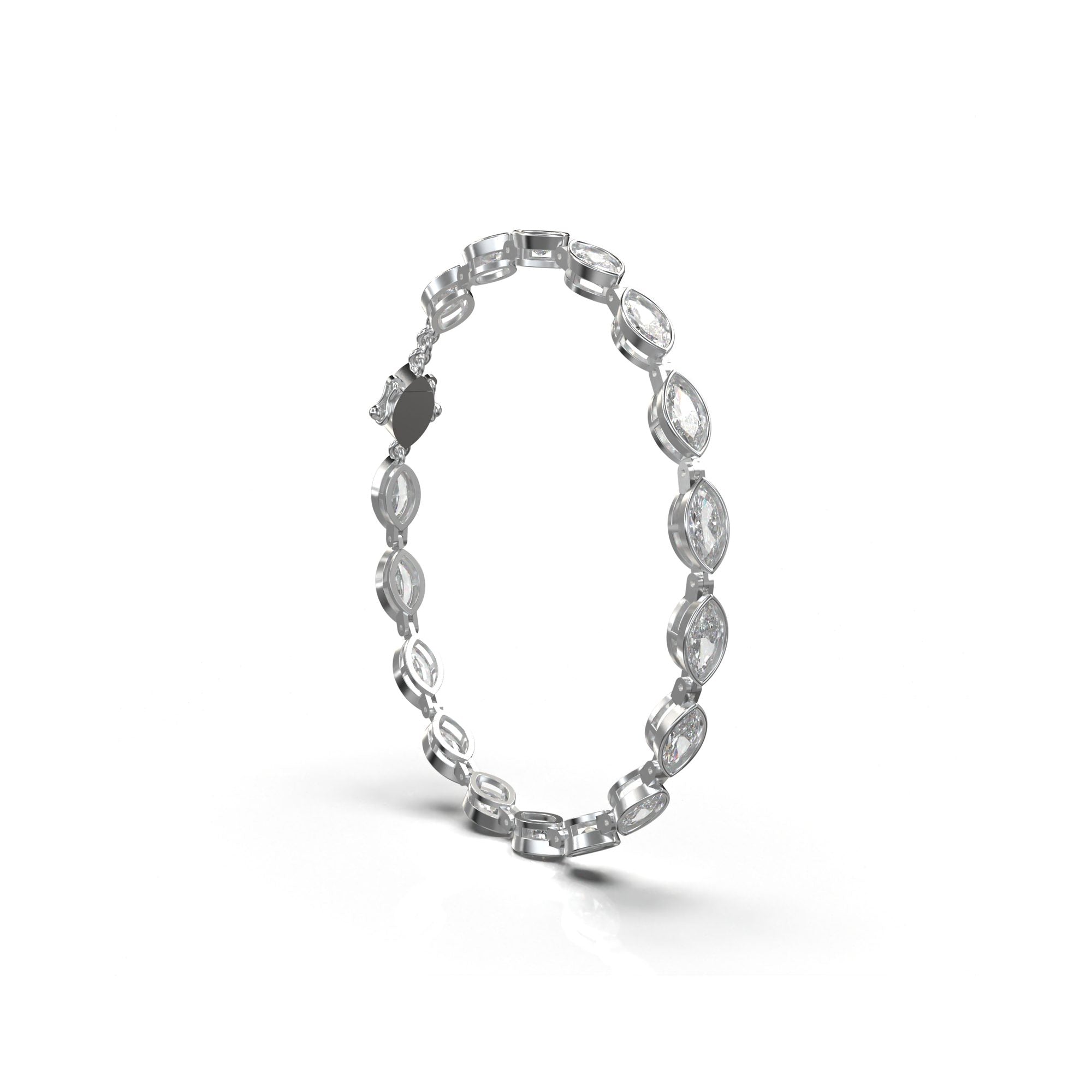 Rhea Marquise Bezel Bracelet