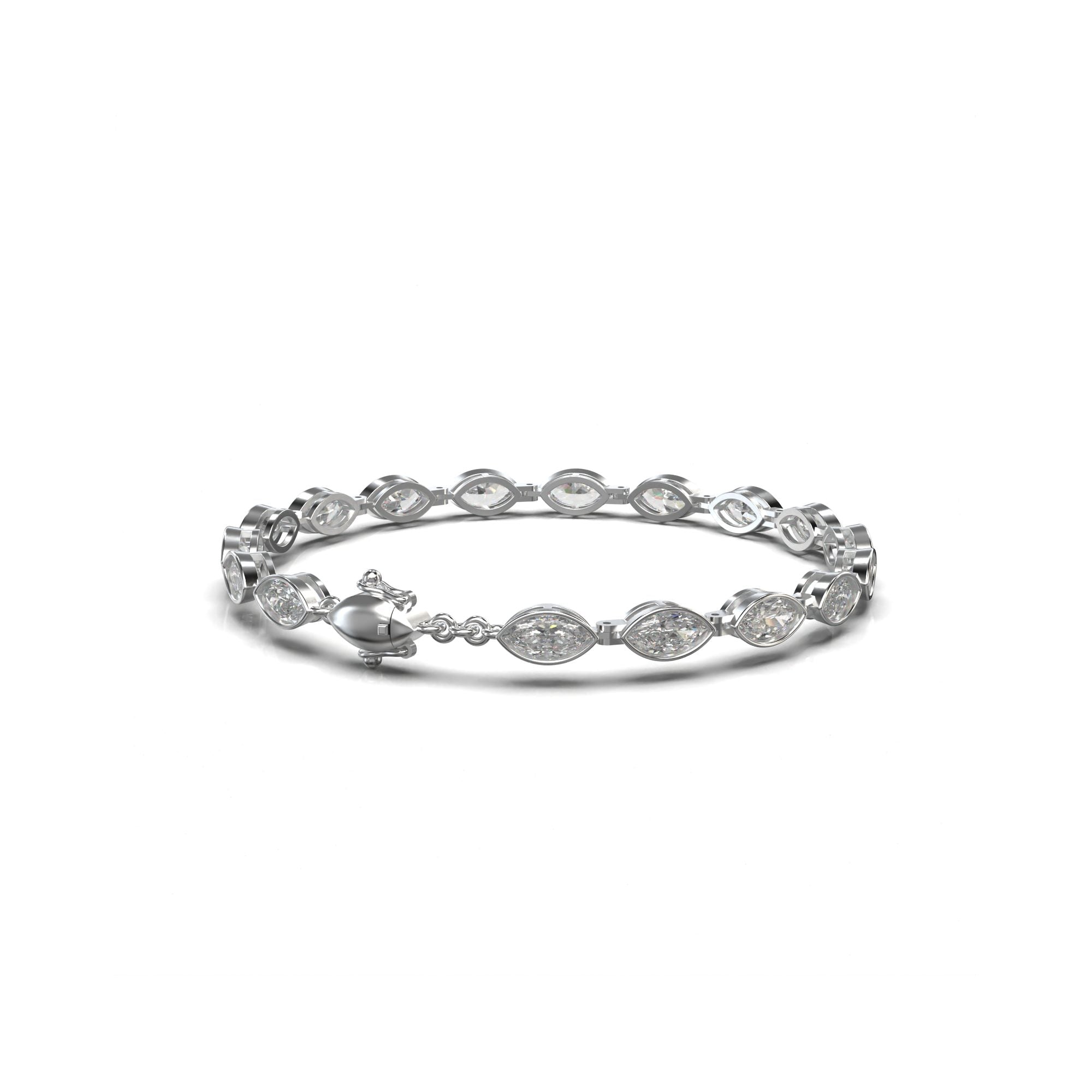 Rhea Marquise Bezel Bracelet