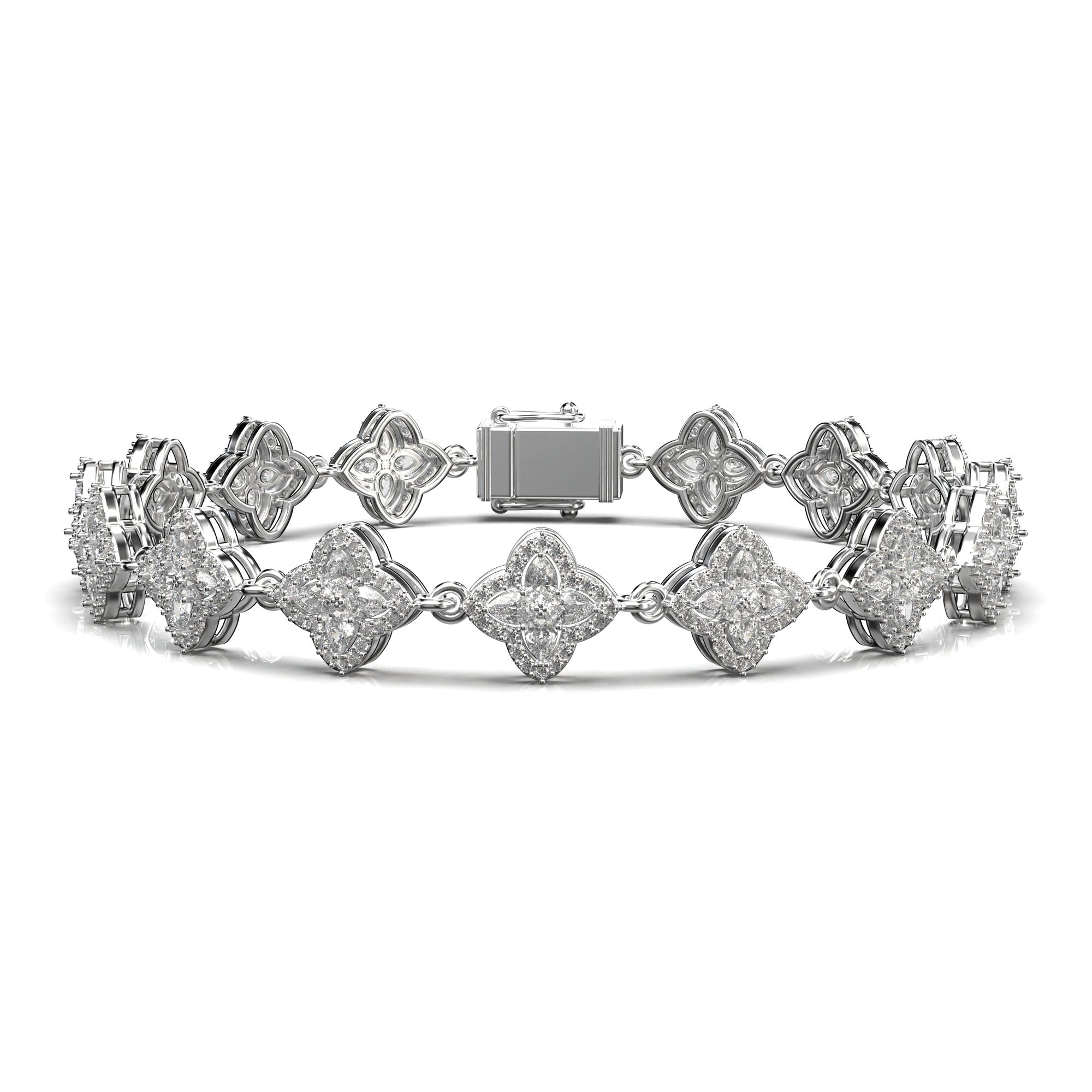 Corvus Clover Pavé Bracelet