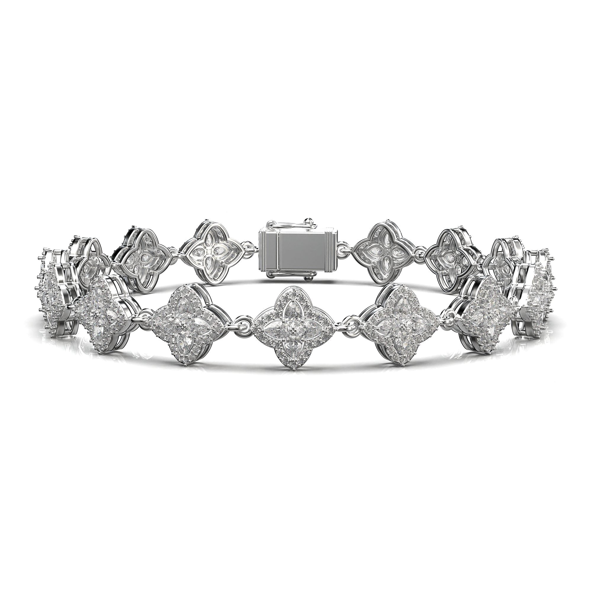 Corvus Clover Pavé Bracelet