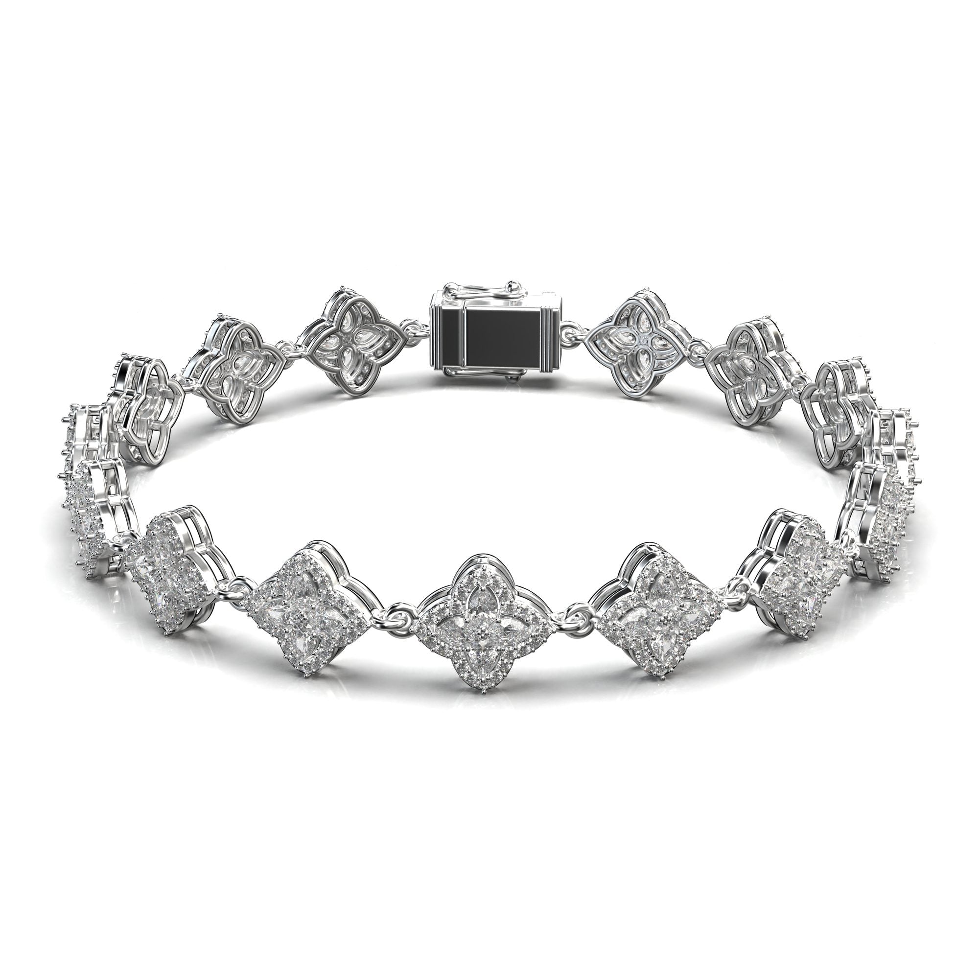 Corvus Clover Pavé Bracelet
