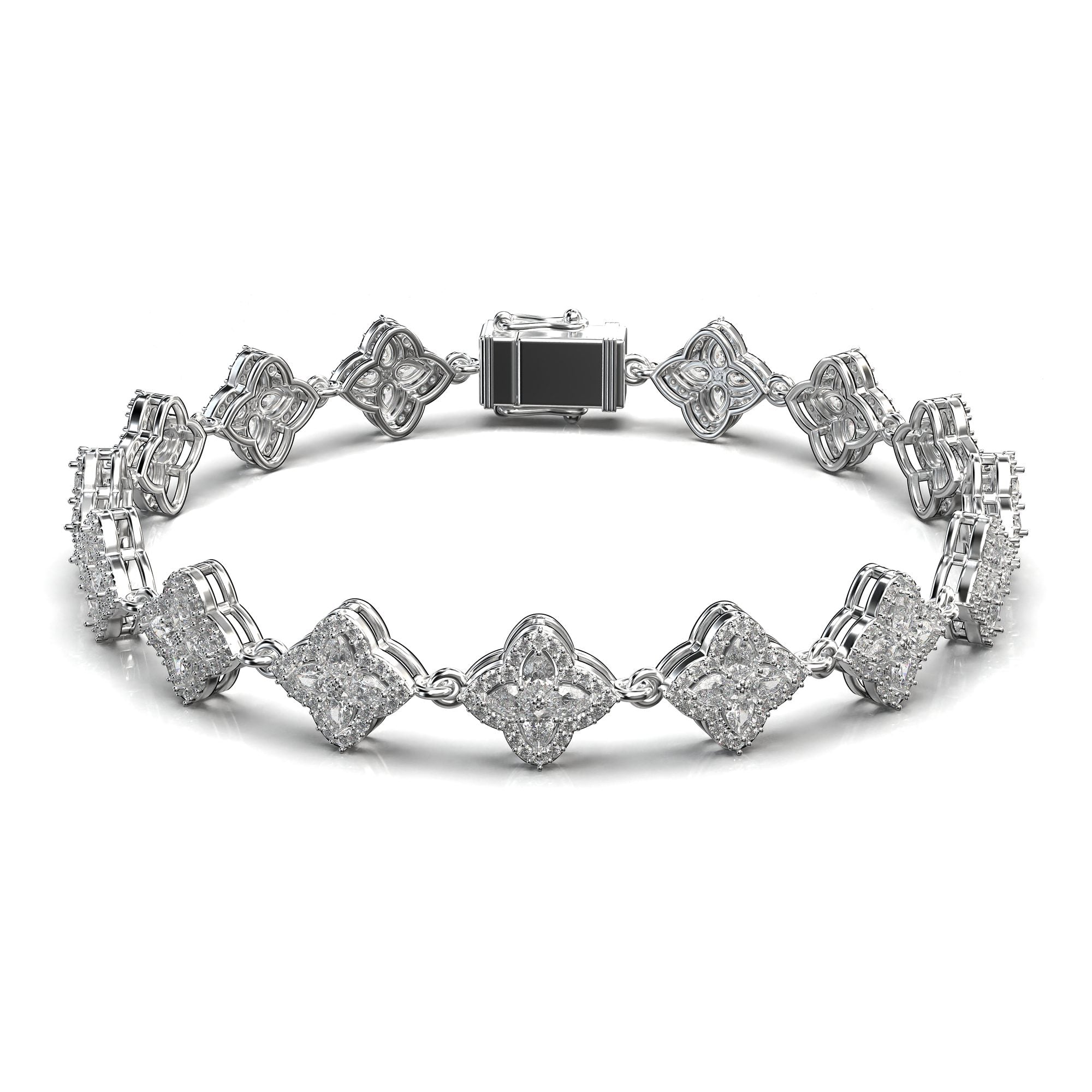 Corvus Clover Pavé Bracelet