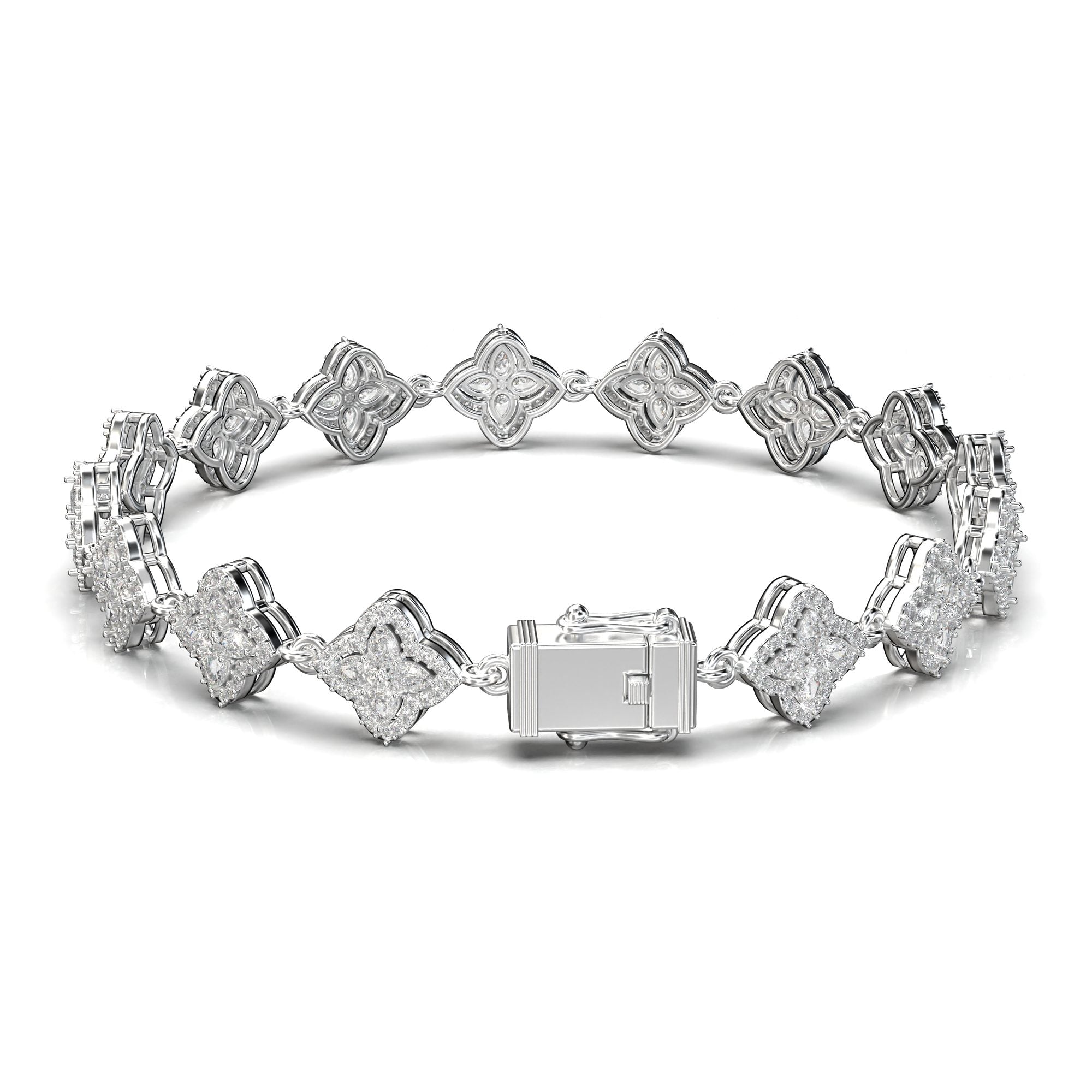 Corvus Clover Pavé Bracelet