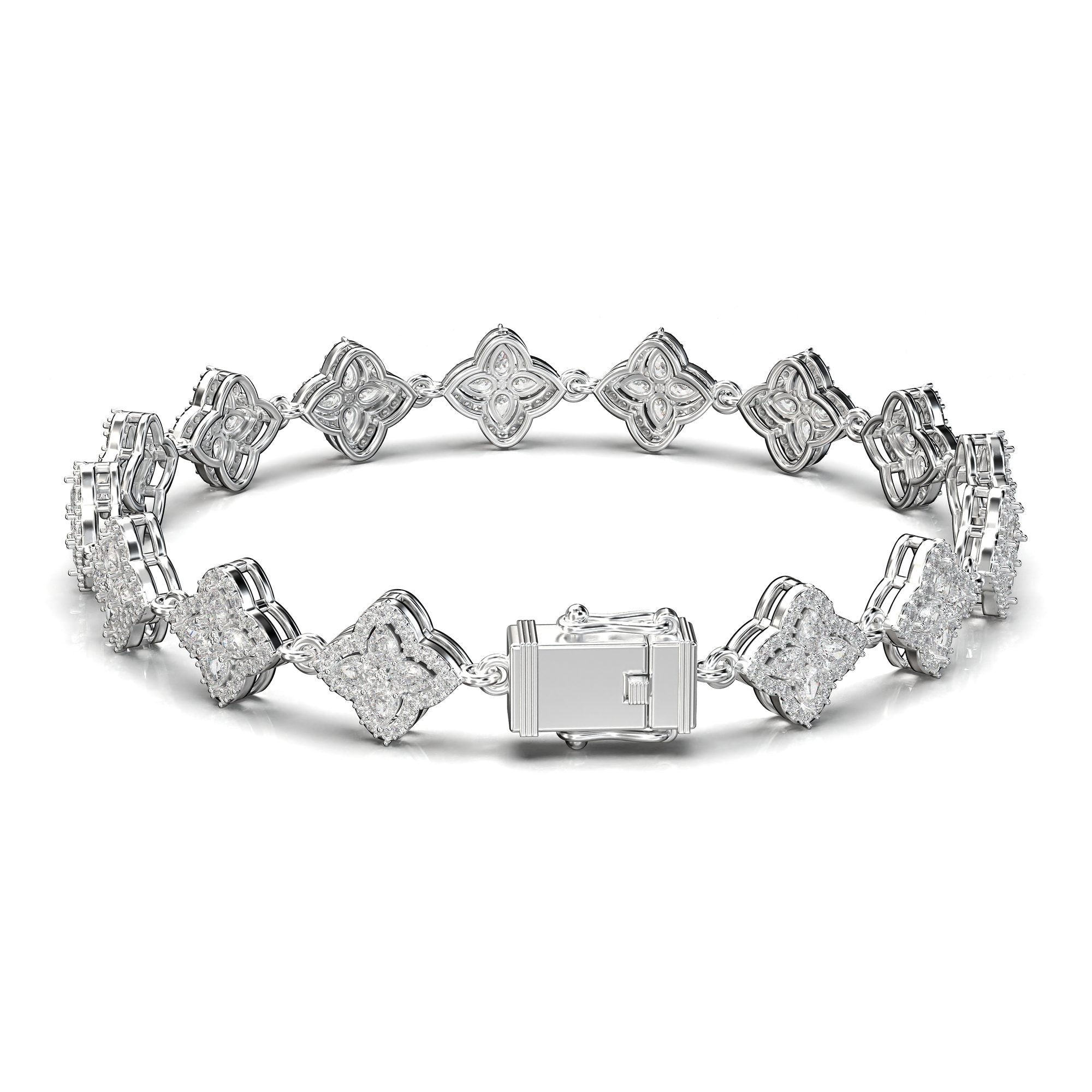 Corvus Clover Pavé Bracelet