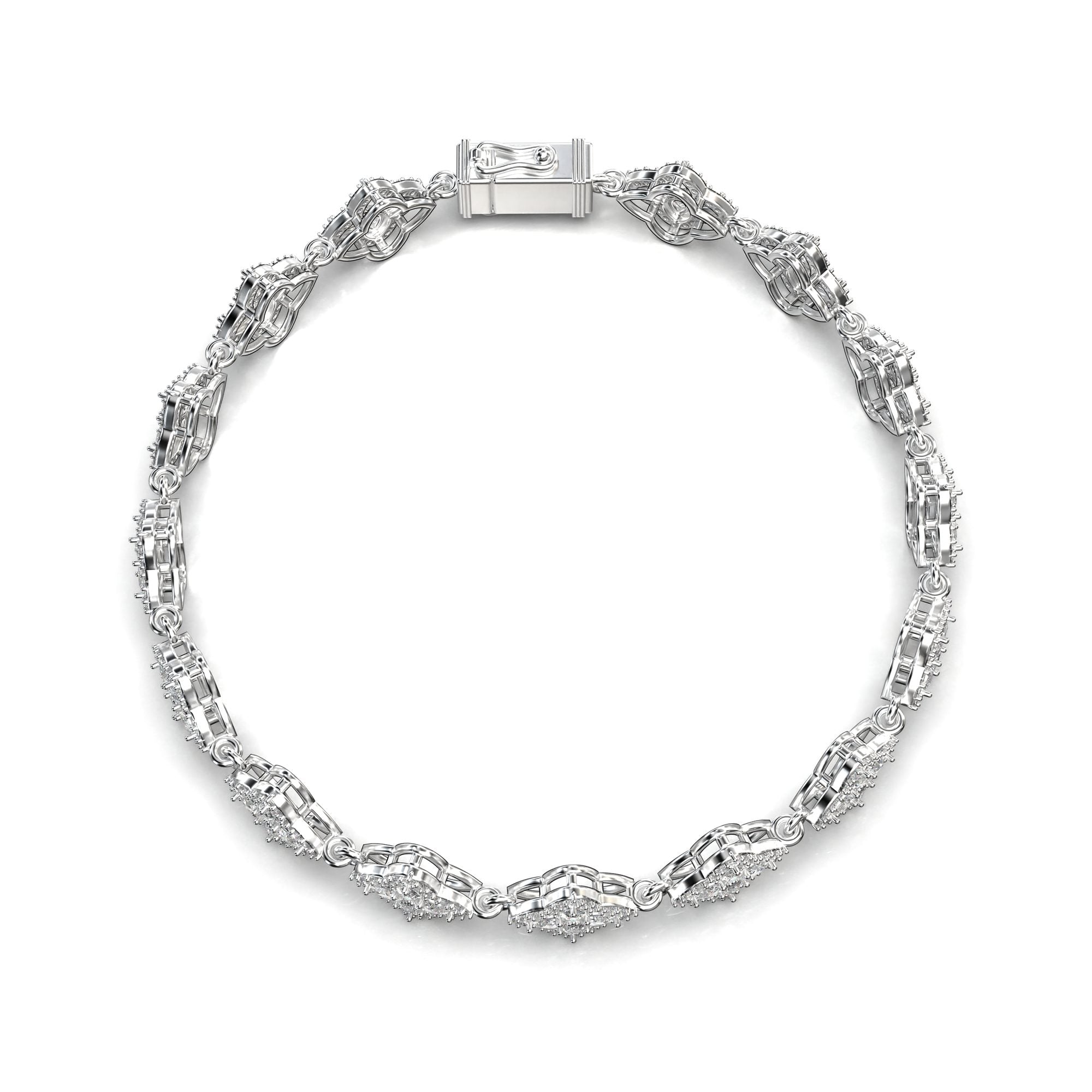 Corvus Clover Pavé Bracelet