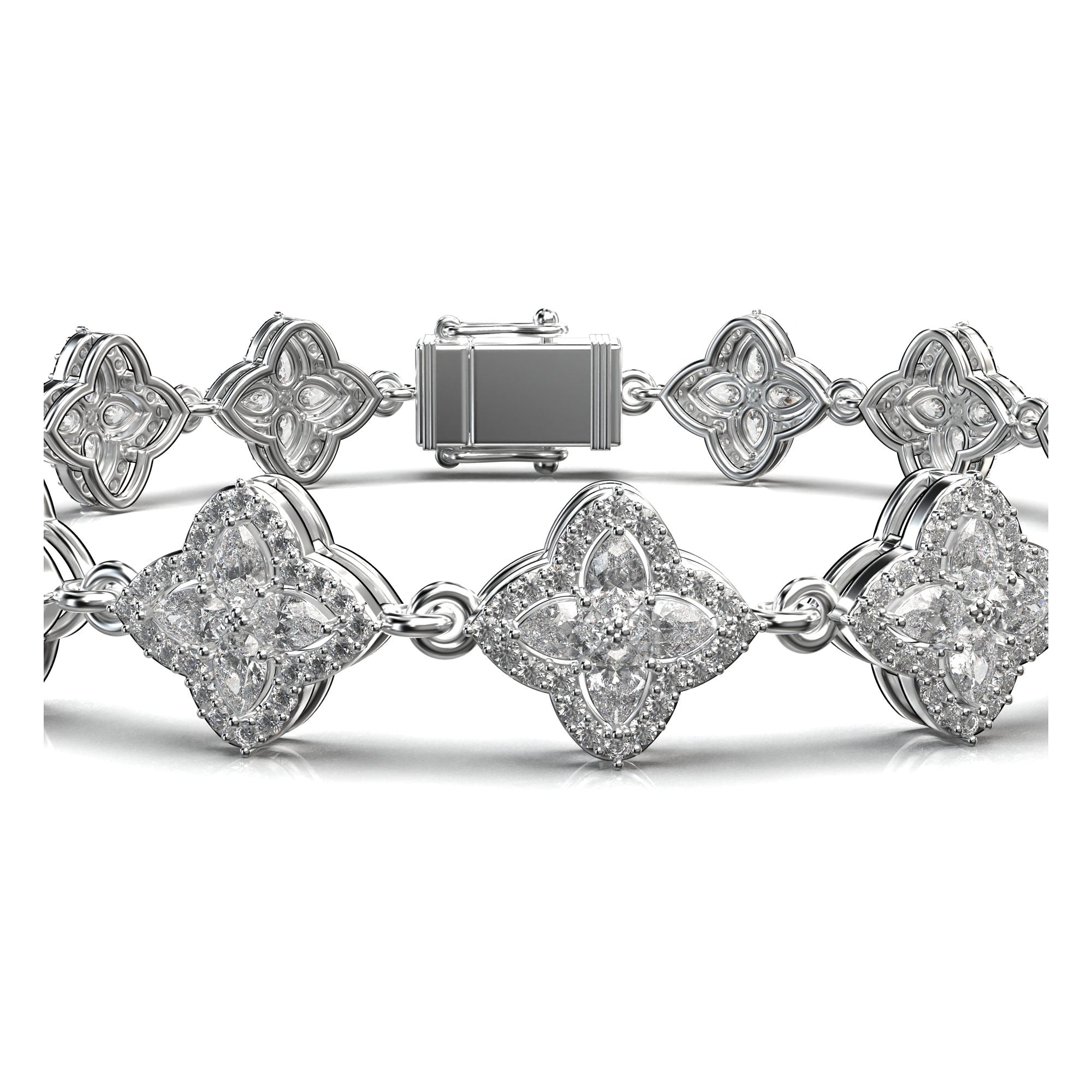 Corvus Clover Pavé Bracelet