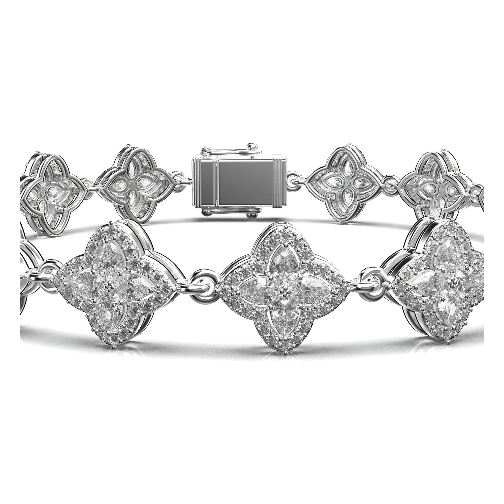 Corvus Clover Pavé Bracelet