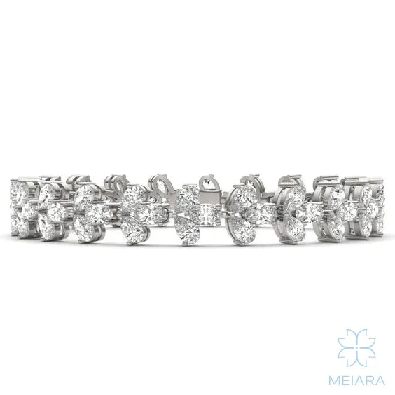 Couture Fawn Oval Tennis Bracelet - view 2
