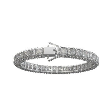 Titan Princess-Cut Tennis Bracelet