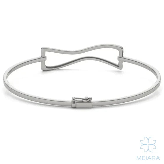 Wave Frame Bangle - view 3